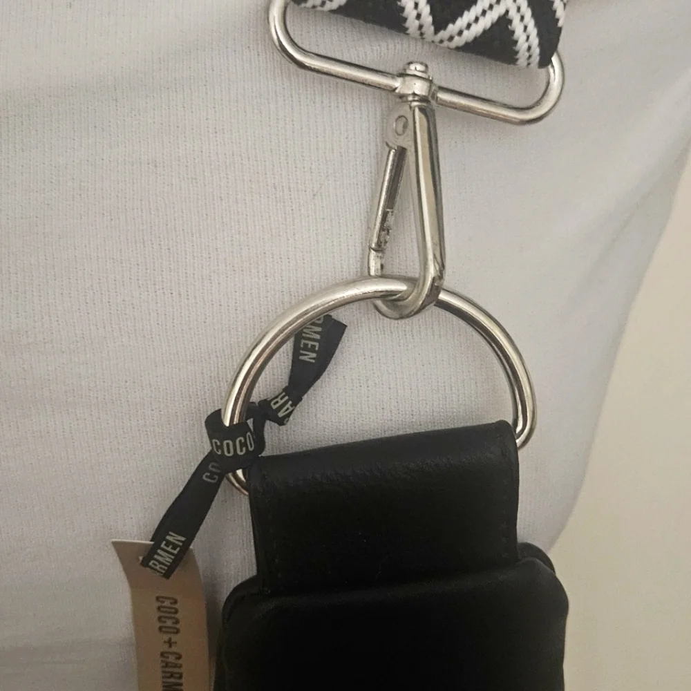 New W Tags Coco & Carmen Rhea Sling Bag/ Crossbody Leather Handbag Detach Strap